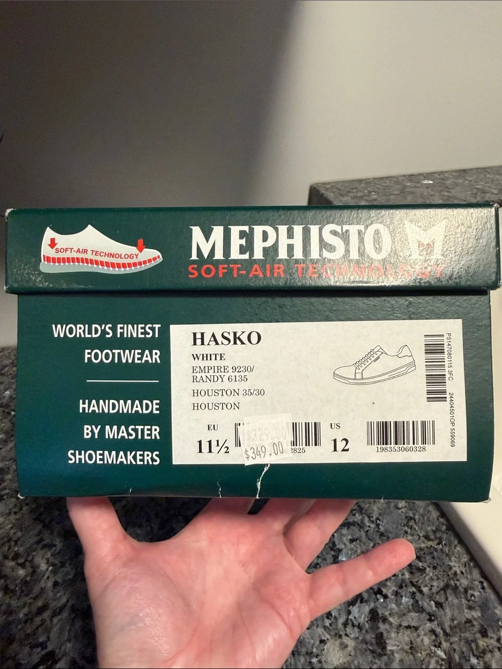 Mephisto Hasko White Men's Sneakers - Picture 9 of 9